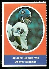 1972 Sunoco Stamps      176     Jack Gehrke